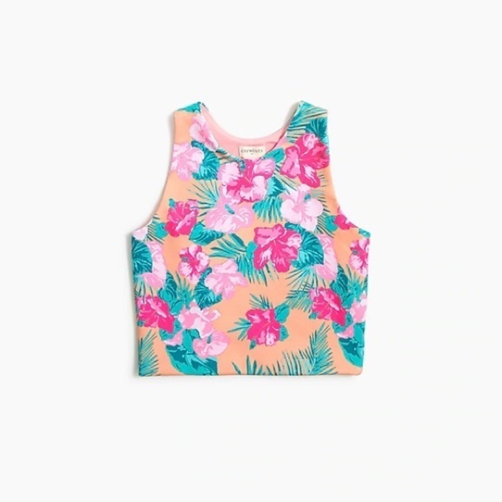 - Crewcuts Girls' printed active tank top